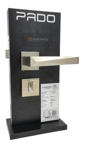 Fechadura Porta Externa Sala Quarto Ascot Pado Cromo
