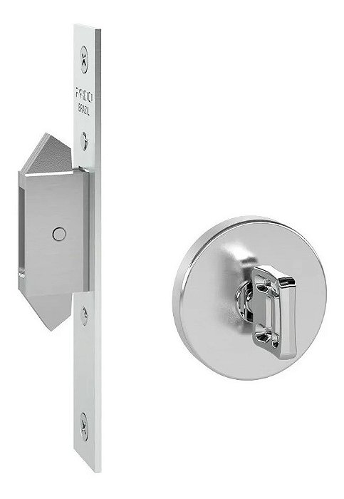 Fechadura Trava Correr Banheiro Wc Pado Inox Escovado Expans