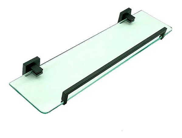 Porta Shampoo Prateleira Italy L. Eterna Banheiro Inox Preto