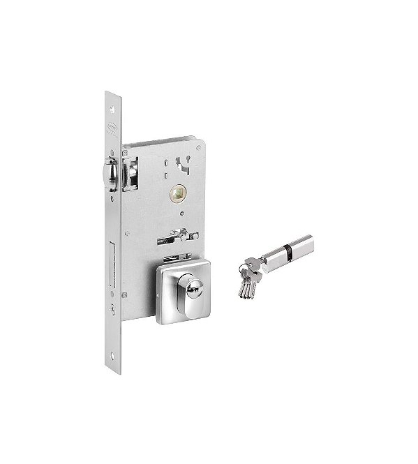 Fechadura Rolete Pivotante Imab 4700 Escovado 4800 55mm Mult