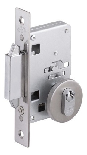 Fechadura Porta De Correr Asa Avião Imab 2469 Escovada Redon