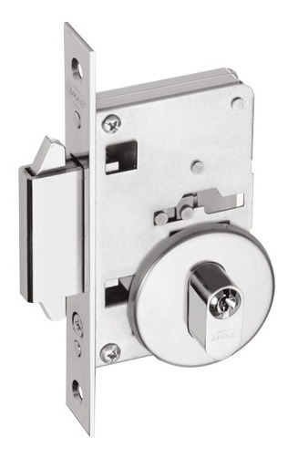Fechadura Porta De Correr Asa Avião Imab 2469 Cromada Redond