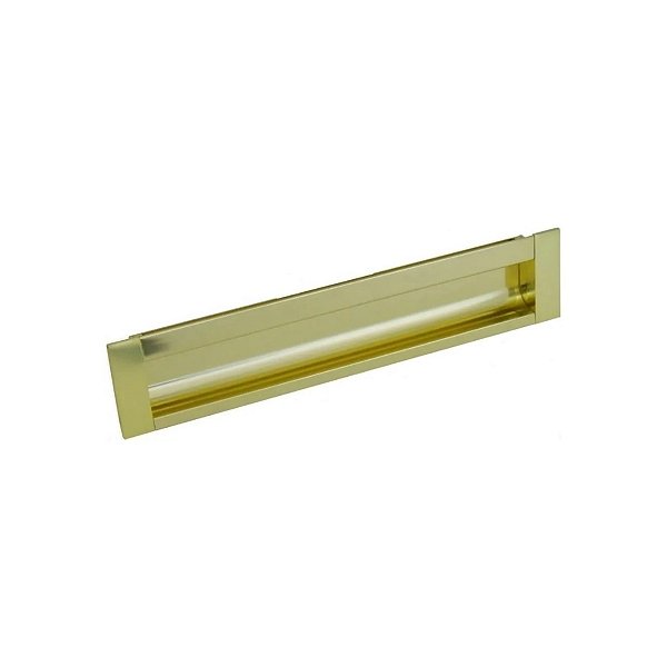 Puxador Concha Dourado Italy Line Il155 Metal 288mm C/ Paraf