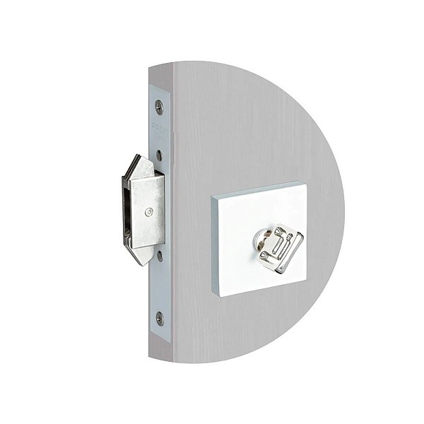 Fechadura Porta Correr Banheiro Pado Branca Expansiva Quadra