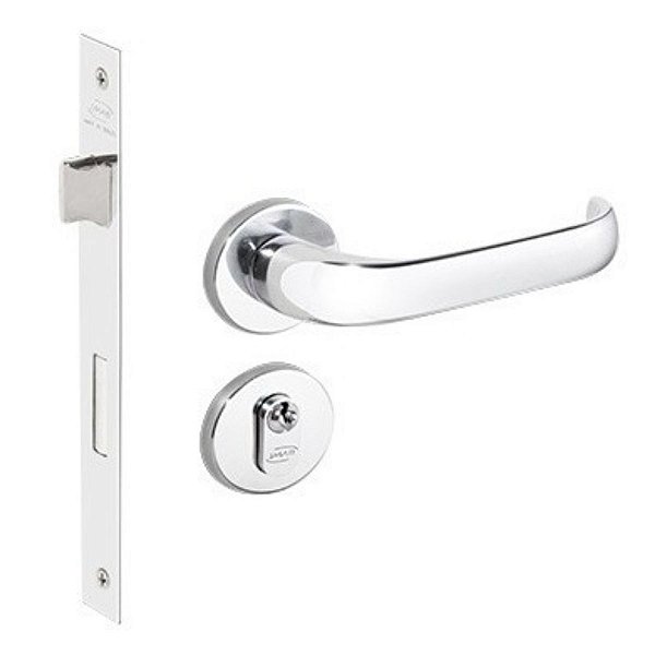 Fechadura Duna Imab Externa Cromada C/ Cilindro 40mm