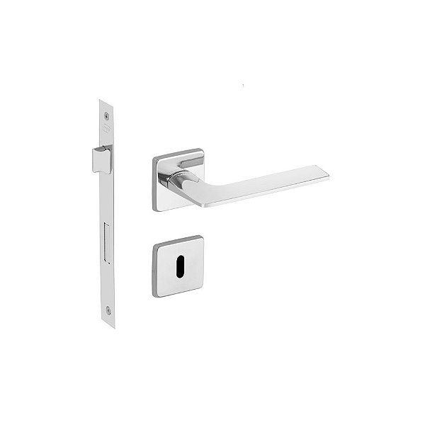 Fechadura Malba Imab Interna Quarto Cromada Quadrada 55mm