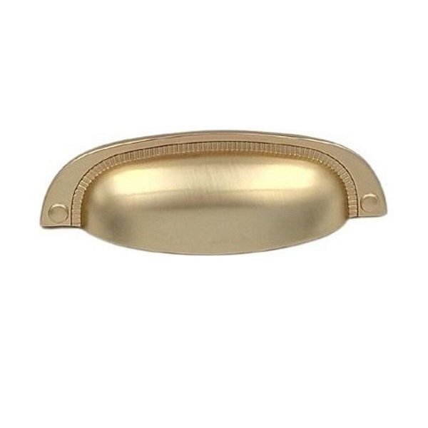 Puxador Concha Vivaro 222 Dourado Fosco Italy L. 96mm Recart