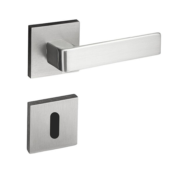 Fechadura Porta Interna Quarto Pado Modena Escovada 55mm Cra