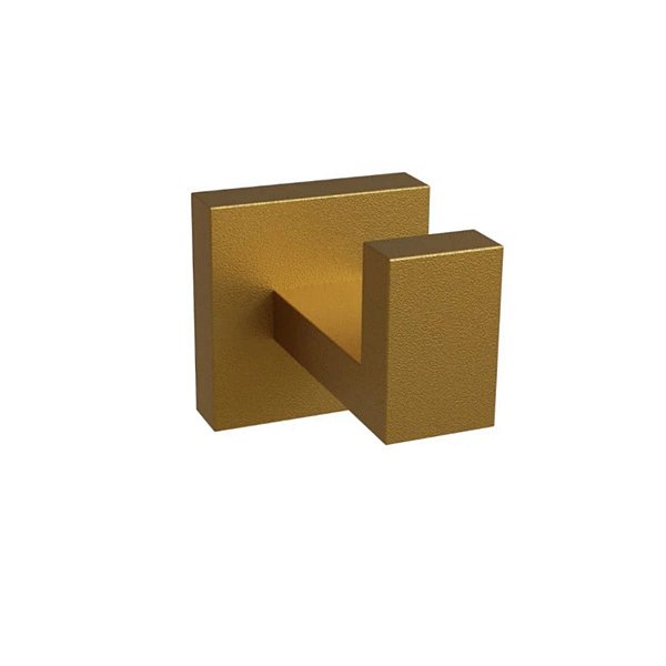 Cabide Gancho Dourado Gold Matte Eterna Banheiro Inox