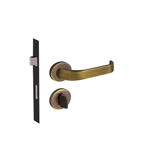 Fechadura Banheiro Duna Imab Antique Aq Ouro Velho Wc 40mm