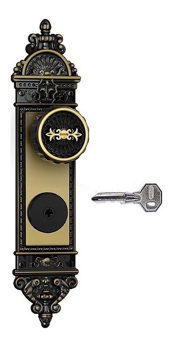 Fechadura Colonial Decorativa Stam 1500/06 Tetra 4 Chaves