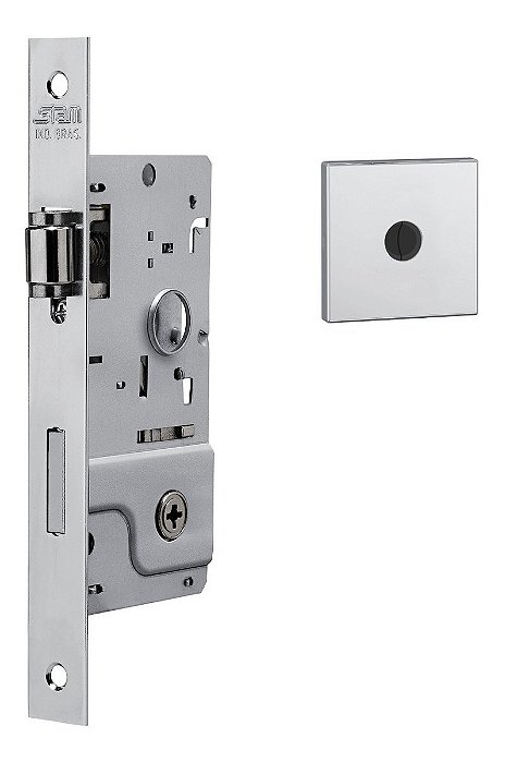 Fechadura Rolete Pivotante Tetra 800 Stam Quadrada Inox 40mm