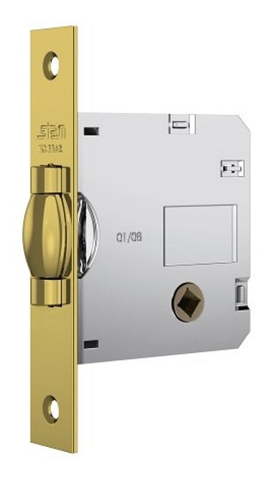 Fechadura Rolete 1025 Banheiro Roseta Quadrada Gold Wc Stam