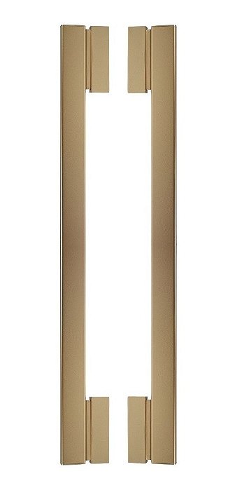 Puxador Para Porta Moma Dourado Zen Duplo 50 Cm (500 Mm)