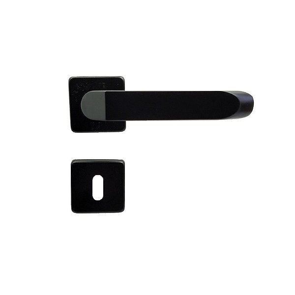 Fechadura Interna Quarto Tera Preta Preto Fosco Imab 40mm