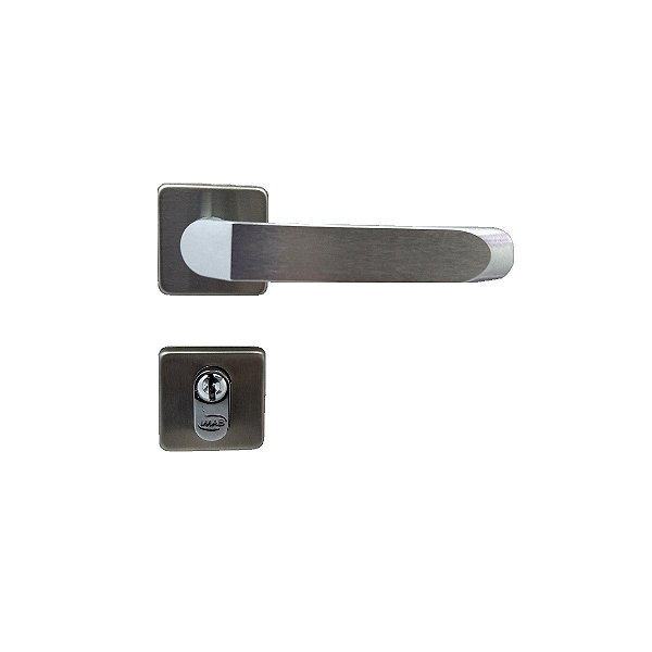 Fechadura Externa Tera Escovada Acetinada Imab Cilindro 40mm