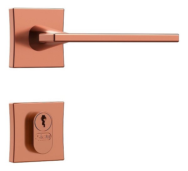 Fechadura Porta Externa Rose Stam Classic 55mm C/ Cilindro