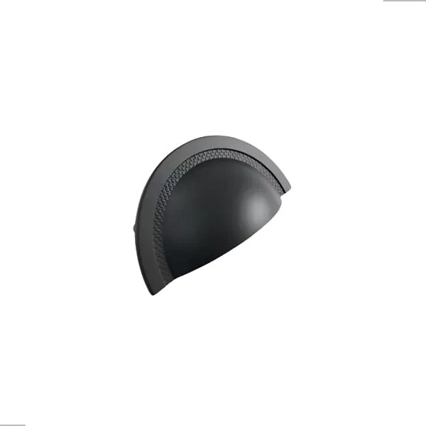 Kit 3 Puxador Shell Zen 64mm Preto Zp4318.24