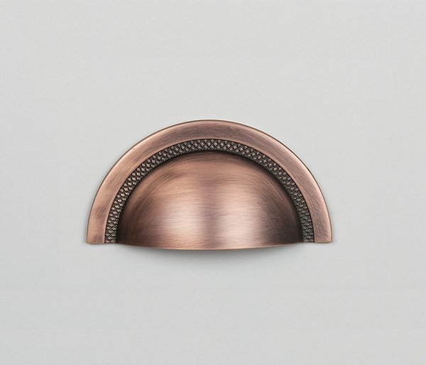 Puxador Shell Zen 64mm Vecchio Cobre Zp4318.648