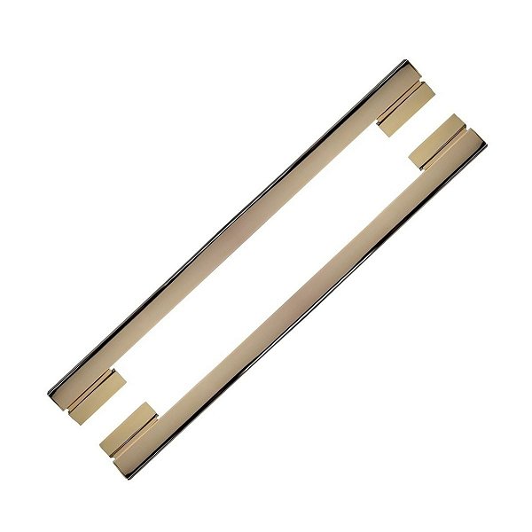 Puxador Para Porta Moma Gold Dourado Zen Duplo 50 Cm -500 Mm