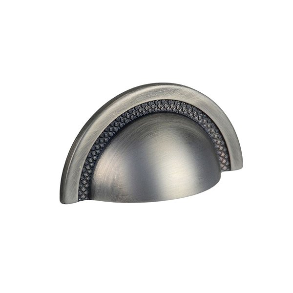 Puxador Shell Zen Niquel Velho Envelhecido 64 Mm Zp4318.889