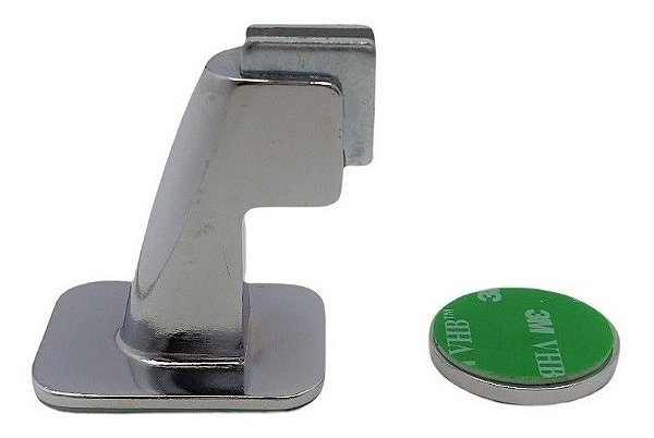 Prendedor Batedor Porta Magnético Adesivo Cromado 804 Imab