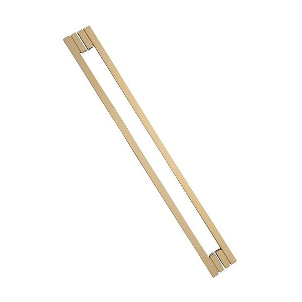 Puxador Para Porta Moma Dourado Zen Duplo 1 Metro (1000 Mm)