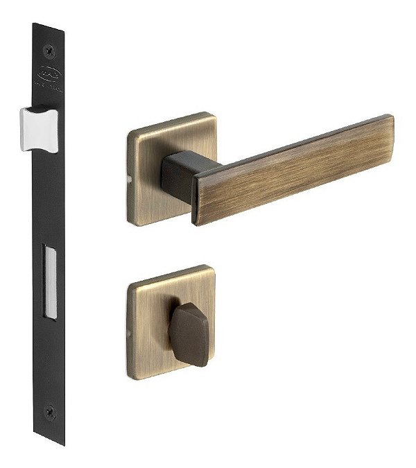 Fechadura Porta Banheiro Wc Metro Light Imab Antique O.velho