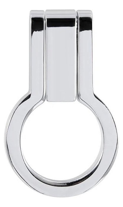 Puxador Antique Ponto Zen Cromado Zp5404.1 Móveis Pingente