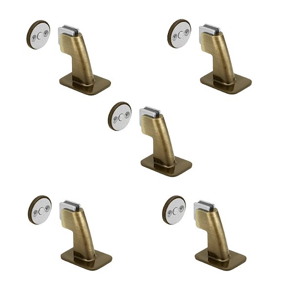 Kit 5 Prendedor Fixador Porta Magnético Adesivo 804 Antique