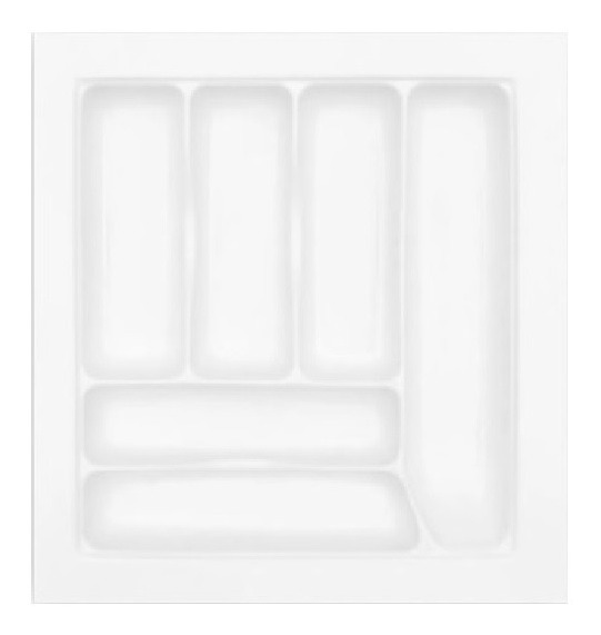Organizador Divisor De Talheres 6 Divisões Branco Resistente