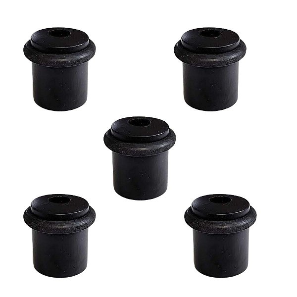 KIT 5 AMORTECEDOR DE PORTAS IMAB 0300 ZAMAK PRETO FOSCO