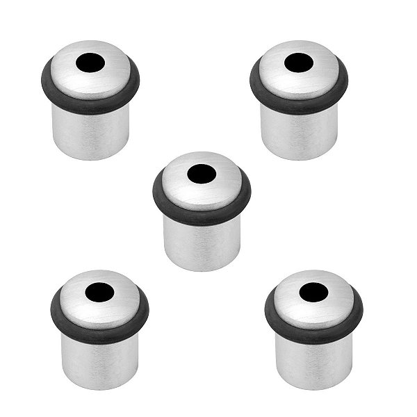 KIT 5 AMORTECEDOR DE PORTA IMAB 0300 ZAMAK ACETINADO (FOSCO)