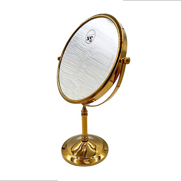 ESPELHO MESA REDONDO E6560 5X AUMENTO GOLD ( DOURADO ) ARTIC