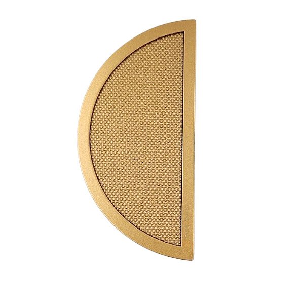 PUXADOR CONCHA MEIA LUA PAIO 64MM DOURADO MATTE (FOSCO) ZEN