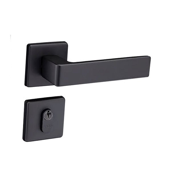 FECHADURA PADO CONCEPT 419 EXTERNA PRETA 40MM QUADRADA EP