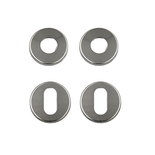 ROSETAS AVULSAS FECHADURA EXTERNA AROUCA 084 REDONDA INOX