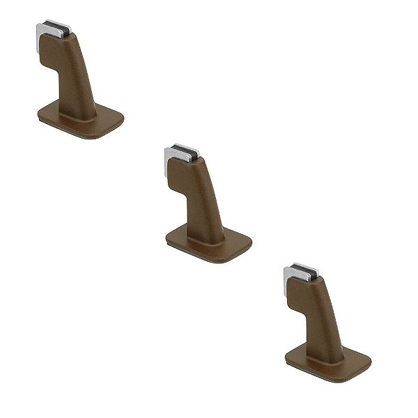 Kit 3 Prendedor Batedor Porta Magnetico Adesivo Corten  Imab