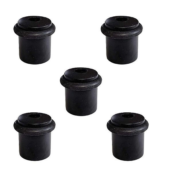 KIT 5 AMORTECEDOR DE PORTAS IMAB 0300 ZAMAK PRETO FOSCO
