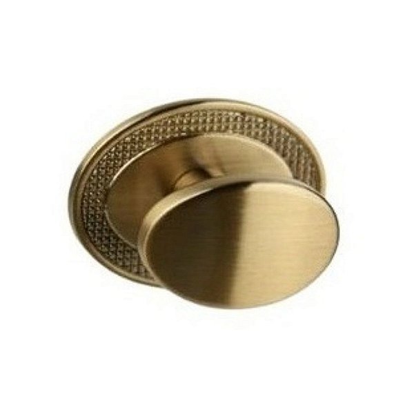 Puxador Beetle C/ Base Granada Zen Gold Escovado Dourado