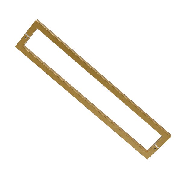 PUXADOR DUPLO INOX PARA PORTA IL4070 60CM (600MM) DOURADO MATTE ITALY LINE