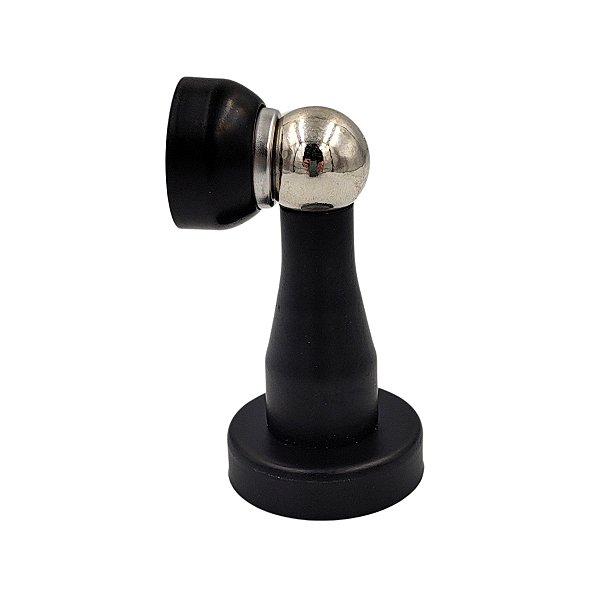 PRENDEDOR BATEDOR DE PORTA MAGNETICO INOX PRETO FOSCO