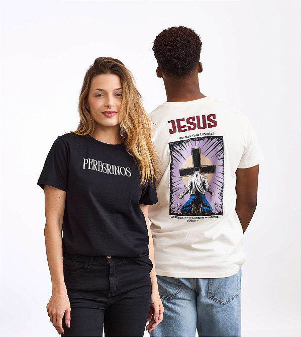 Camiseta Jesus Verdade que Liberta - Unissex