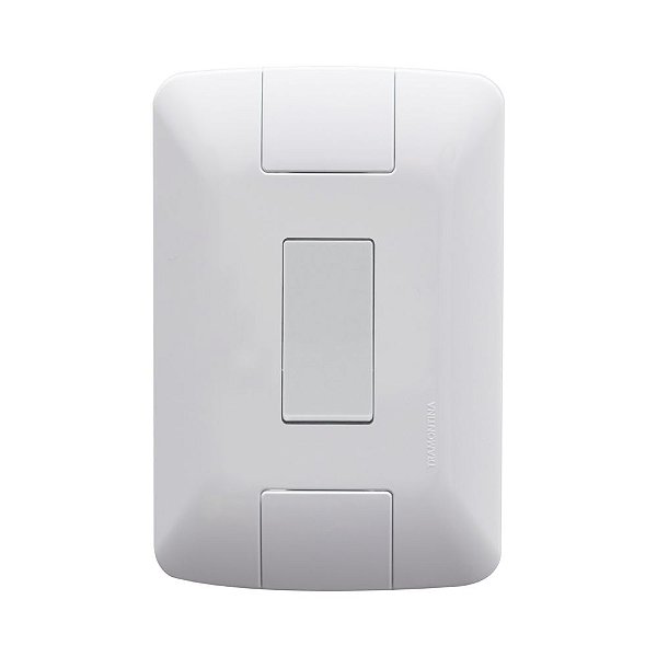 CONJUNTO TRAMONTINA ARIA 1 INTERRUPTOR SIMPLES 57241/001 BRANCO 615390