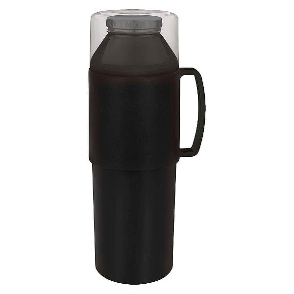 GARRAFA TERMICA MOR INDIE 1 LITROS PRETO 424587