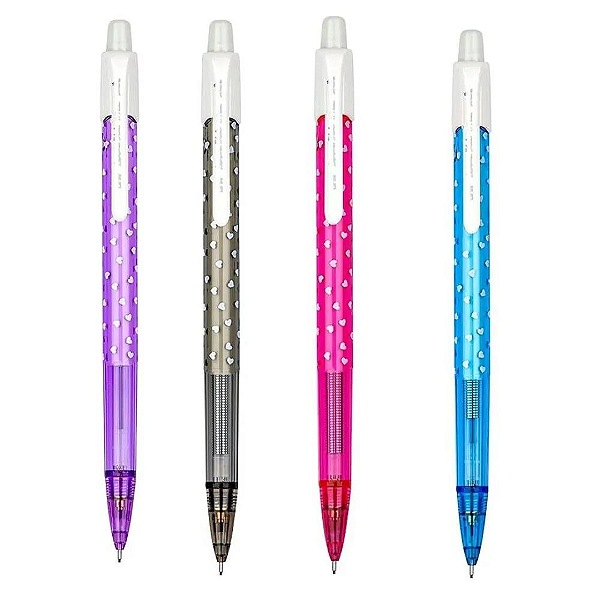 Lapiseira Shake Soul 0,7mm  Coração Diversas Cores- Unidade -BRW