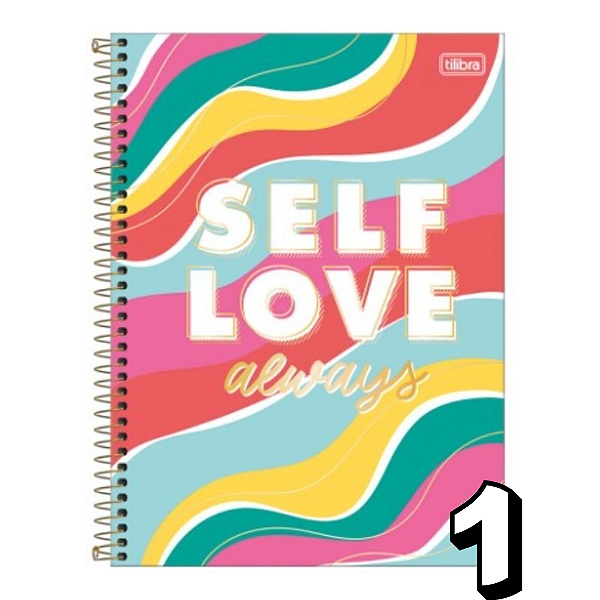 CADERNO ESPIRAL CAPA DURA UNIVERSITÁRIO 10 MATÉRIAS BE NICE 160 FOLHAS