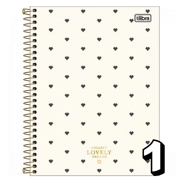 CADERNO ESPIRAL CAPA DURA COLEGIAL 10 MATÉRIAS WEST VILLAGE 160 FOLHAS