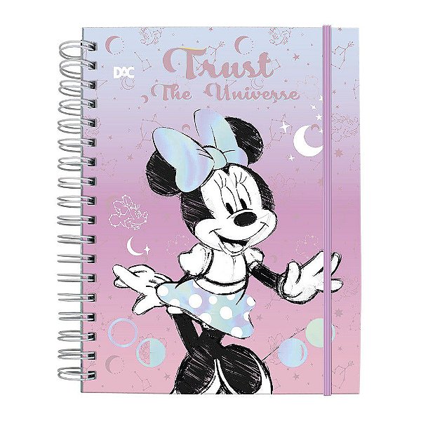 Caderno Smart Colegial Minnie com folhas reposicionaveis- DAC