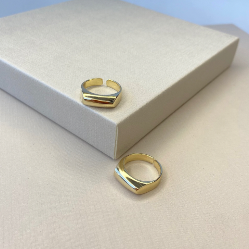 Anel quadrado regulável